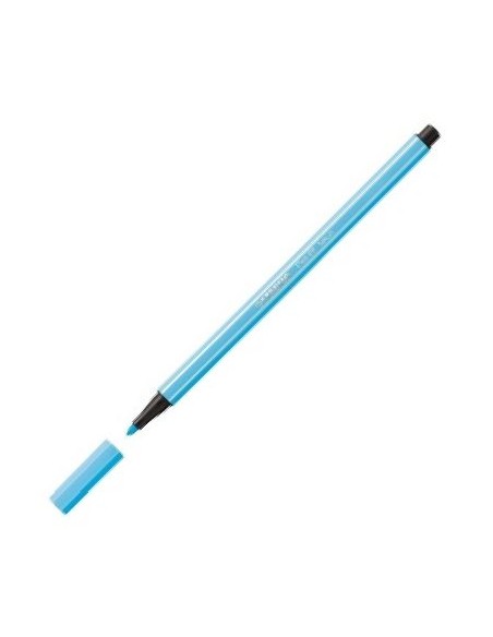 C 10 rotulador stabilo pen 68 fluo azul nº031 punta 1omm
